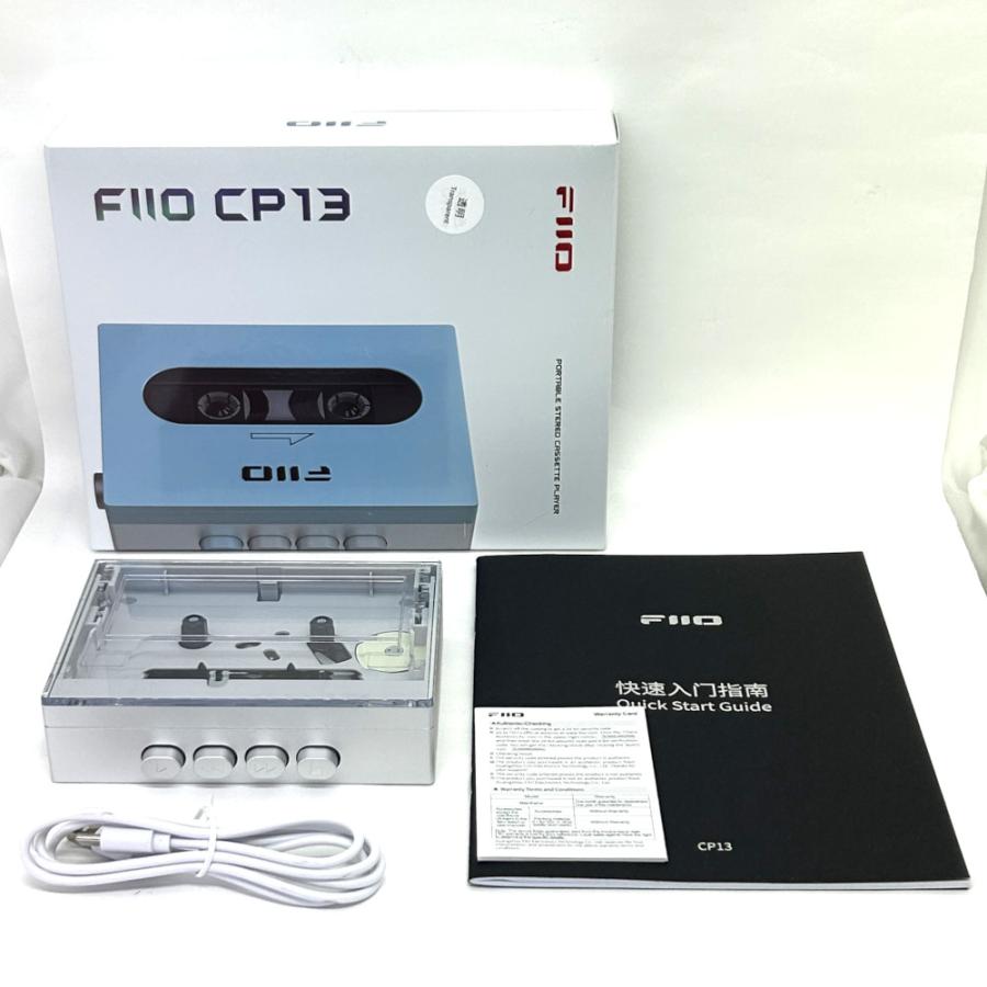 アウトレット品》 FIIO カセットテープ プレーヤー CP13 Transparent
