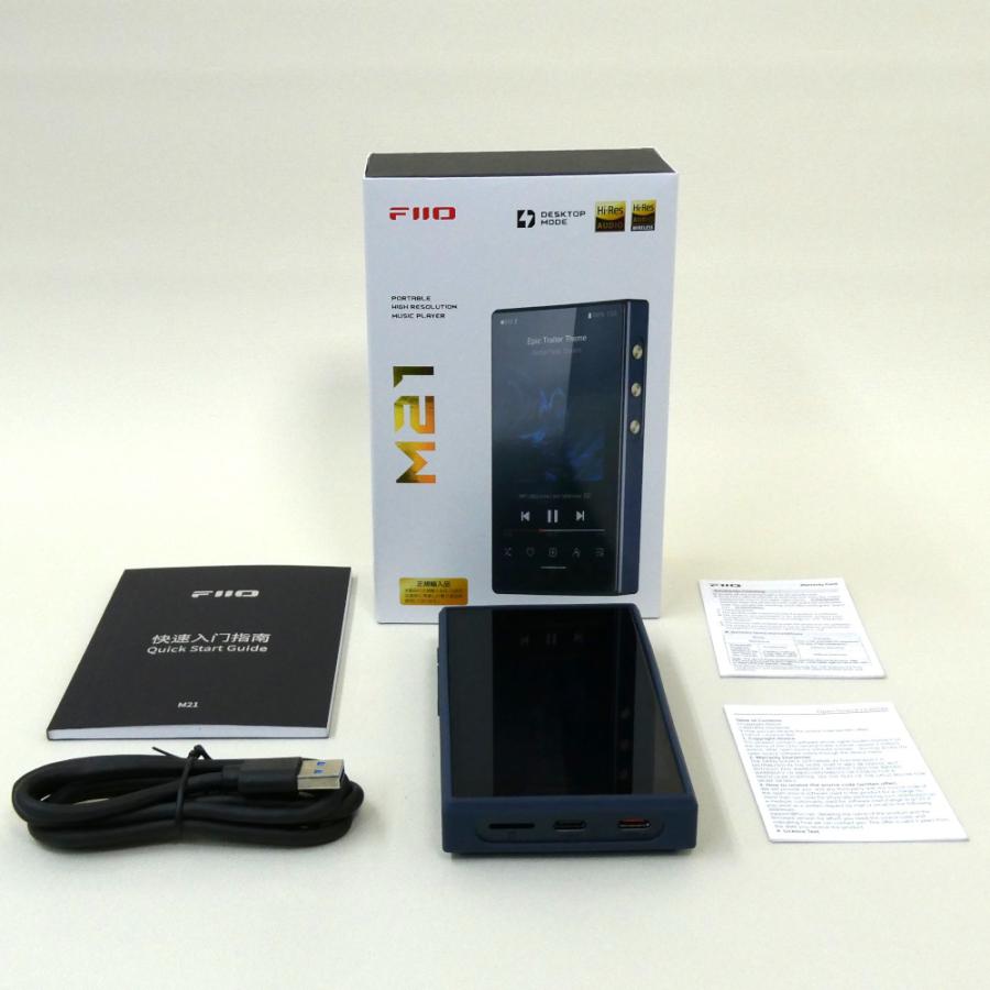 アウトレット品》 FIIO デジタルオーディオプレーヤー M21 ブルー (FIO