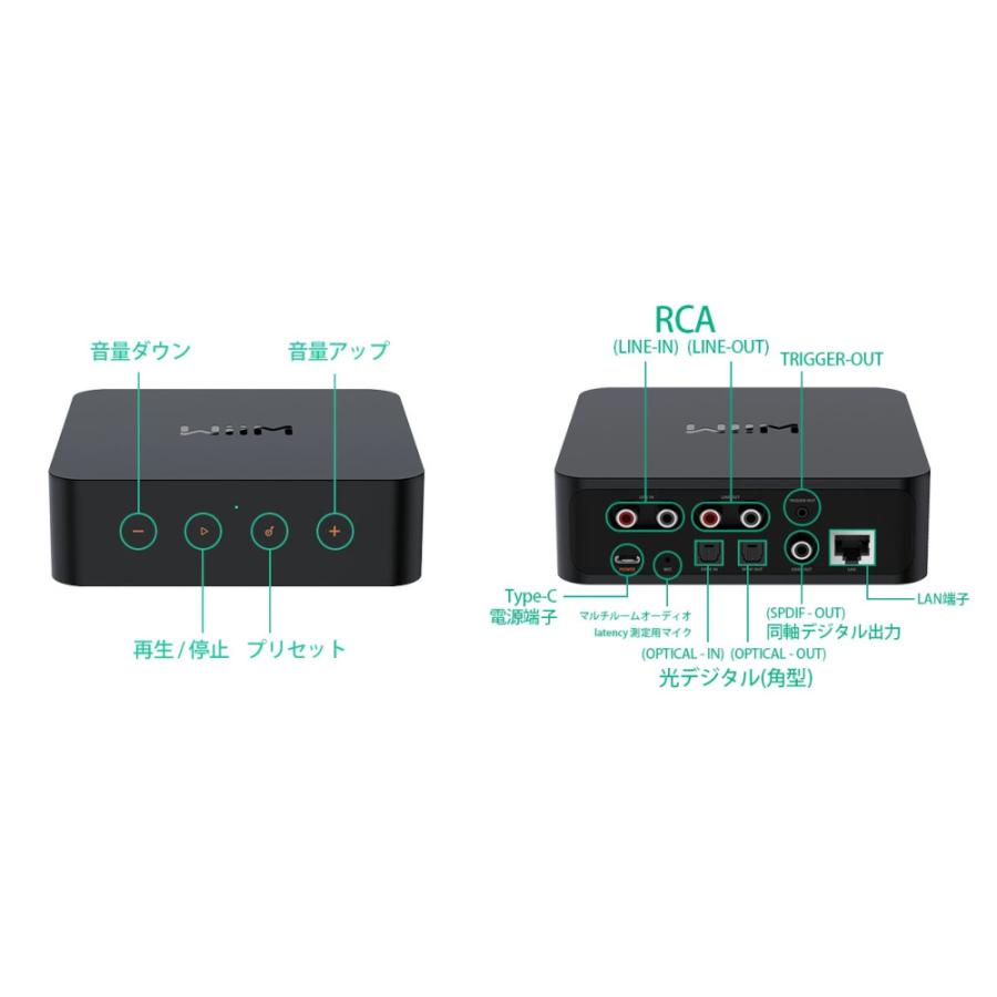 WiiM Pro Plus With Remote ウィーム マルチルームネットワーク