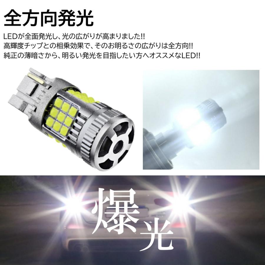 36連 超爆光LED T20 シングル球 S25 180度 36SMD バックランプ