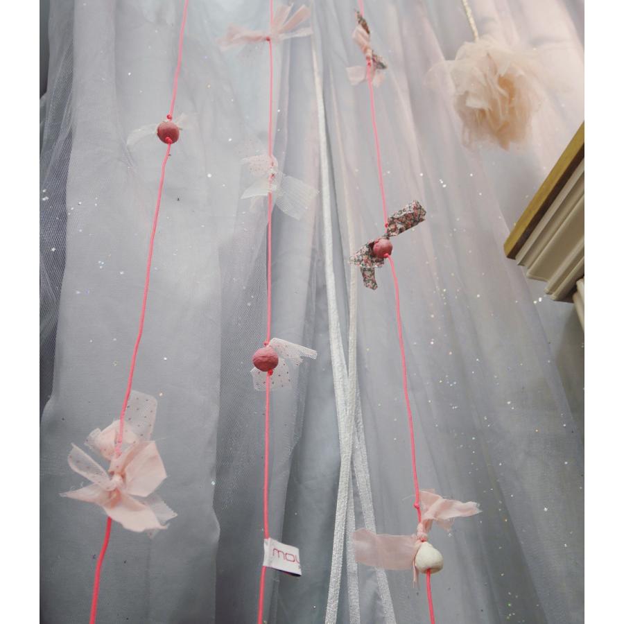 フランス mouche paris インテリア リボン ガーランド チュール