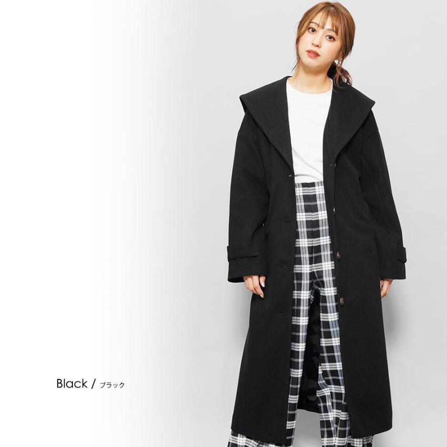 セーラーカラーコート レディース アウター セーラー襟 ロングコート