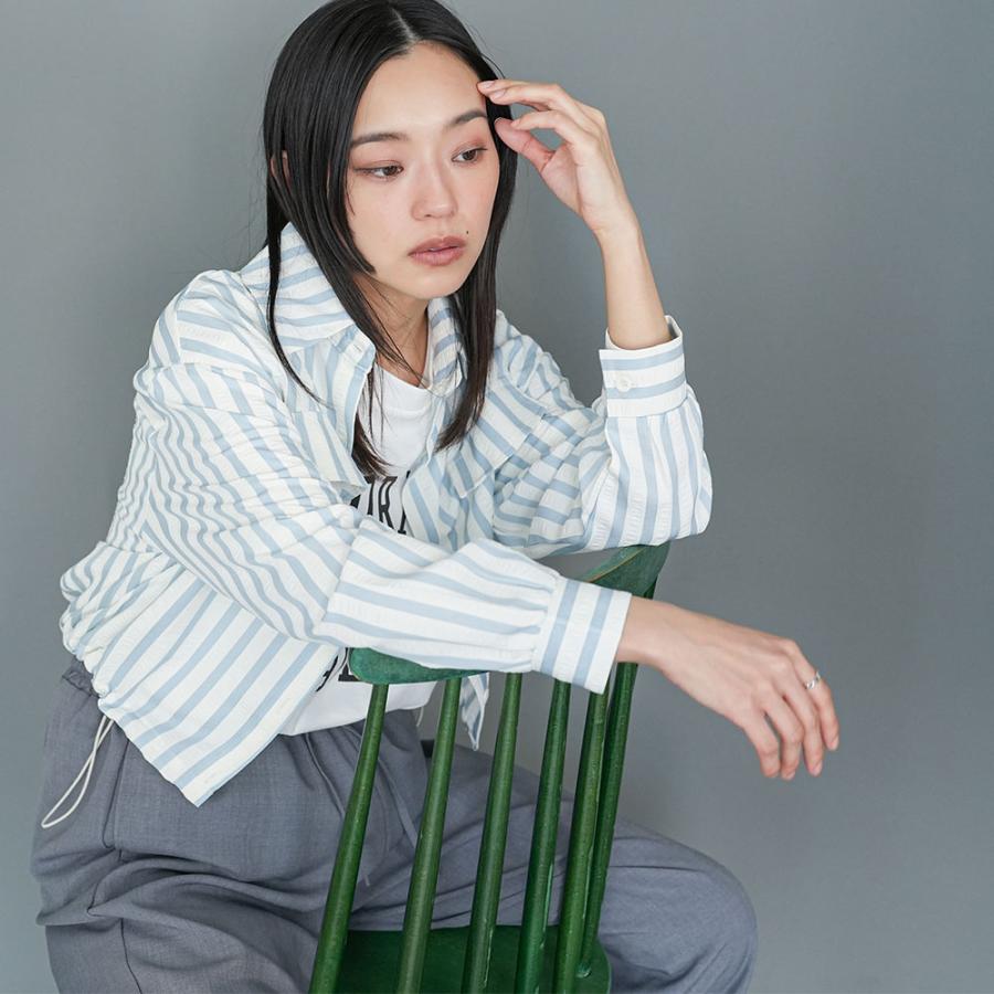 サッカーストライプシャツジャケット ストライプジャケット シャツ