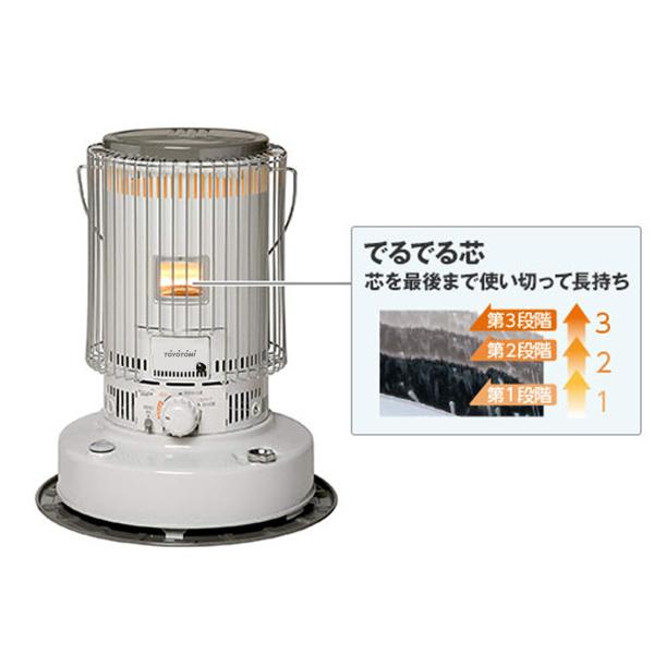 TOYOTOMI（トヨトミ） 対流形 石油ストーブ KS-67H(W) (ホワイト