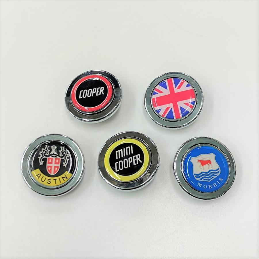 モモ用 ステアリング センターホーンキャップ・シルバー : ミニ