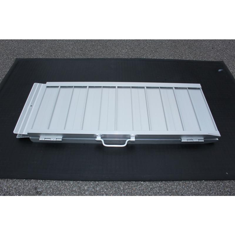 アルミ製 折りたたみスロープ 70cmx150cm 段差解消 業務用 アルミ製