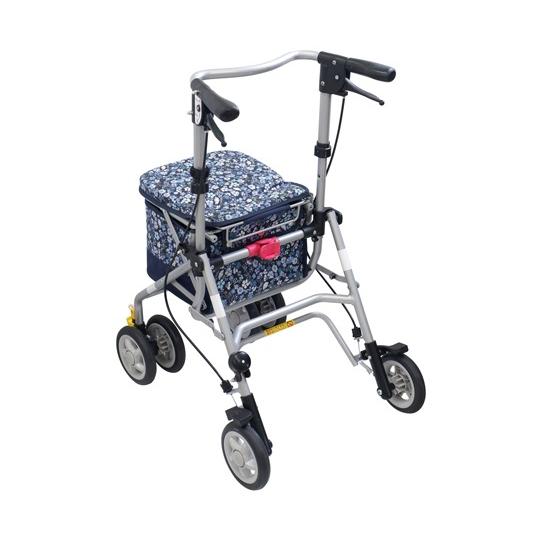 シンフォニースリム BOX 花柄紺 島製作所 : 介護用品専門店