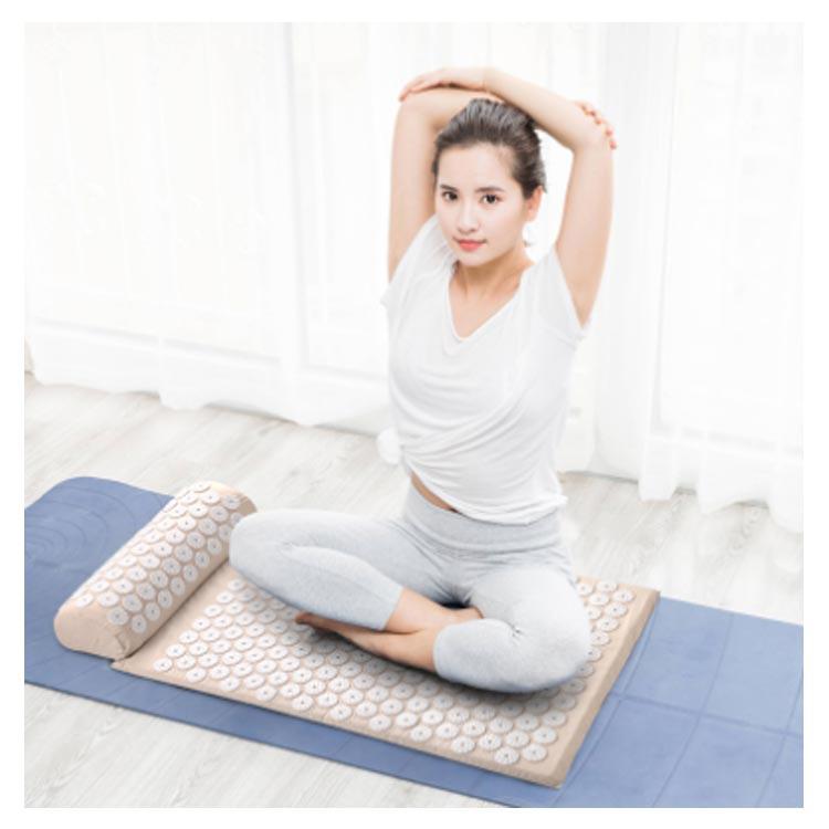 指圧マット 枕セット ストレス解消 鍼 収納バッグ 3点セット 指圧