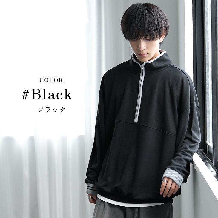 MinoriTY（マイノリティ） ハーフジップ トレーナー メンズ 長袖 プル