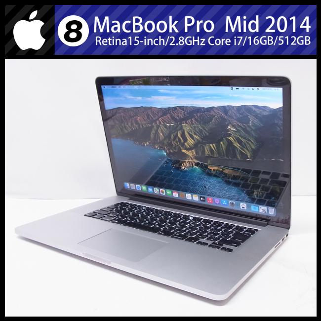 MacBook Pro ☆MacBook (Retina, 15-inch, Mid 2014)・Core i7 2.8GHz