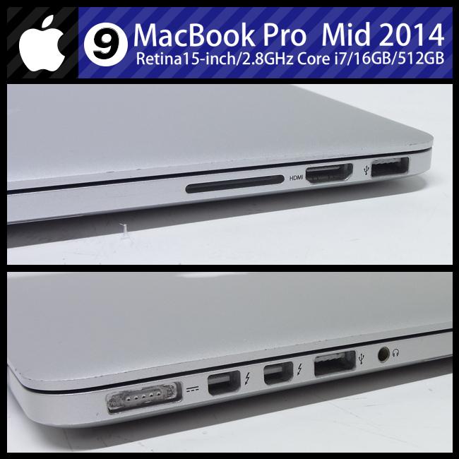 MacBook Pro ☆MacBook (Retina, 15-inch, Mid 2014)・Core i7 2.8GHz