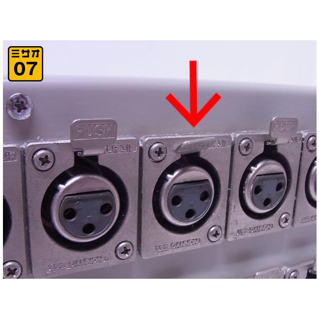 ☆パッチパネル SONY Q-S91-32・2Uラックサイズ・AUDIO端子盤・XLR(ITT