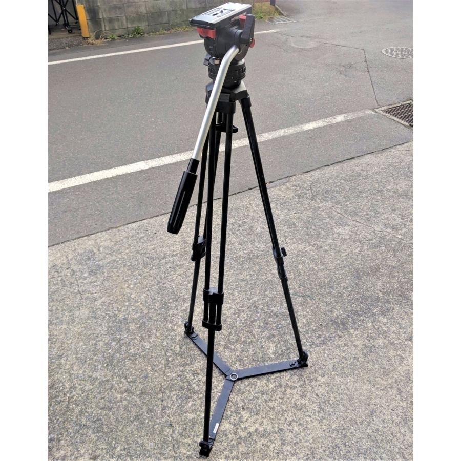 □Sachtler Video 14 II ザハトラー ビデオヘッド アルミ2段三脚