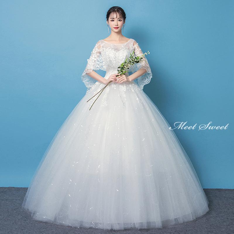 ウェディングドレス ウエディングドレス ケープスリーブ 二次会 結婚式