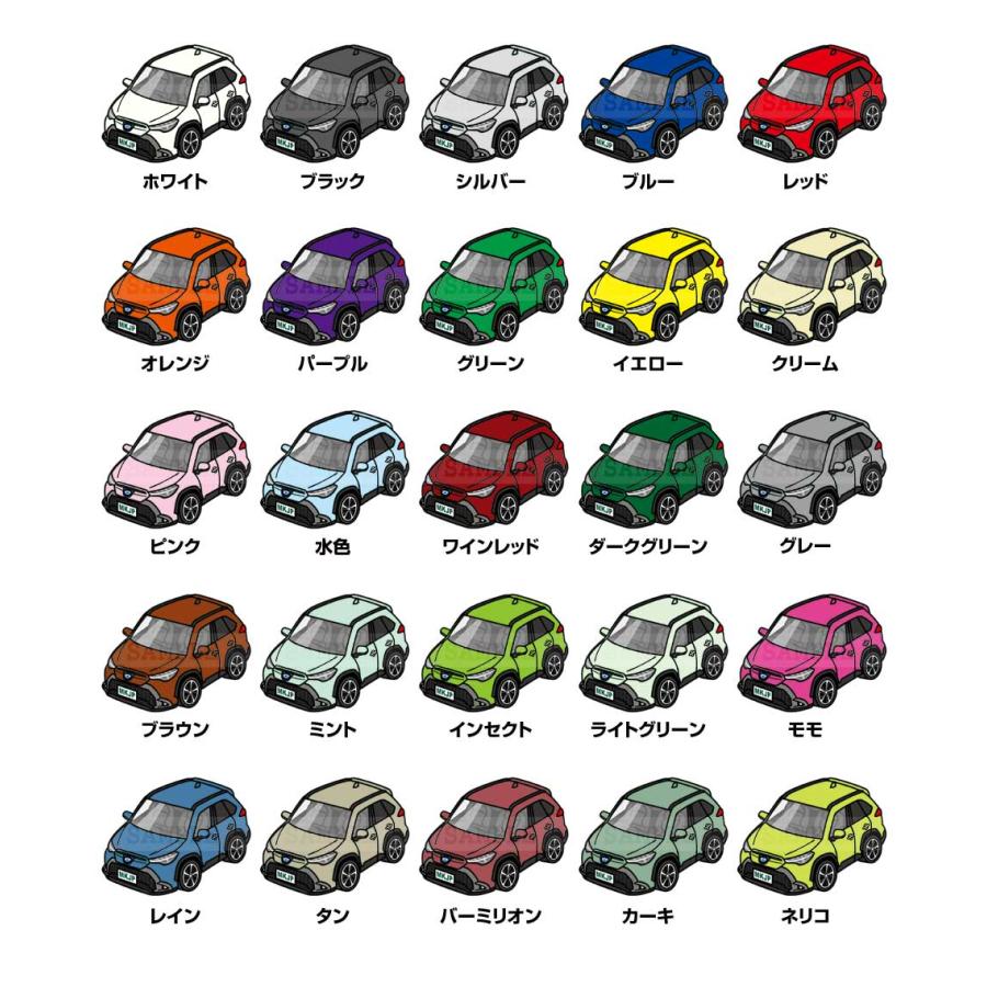 MKJP イラストA5 フレーム付き トヨタ カローラ クロス ZSG10／ZVG10