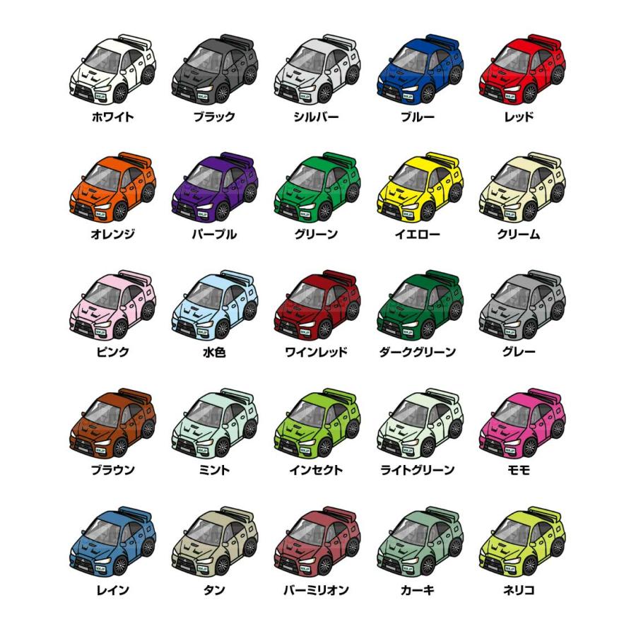 MKJP イラストA5 フレーム付き ミツビシ ランエボX CZ4A ゆうメール