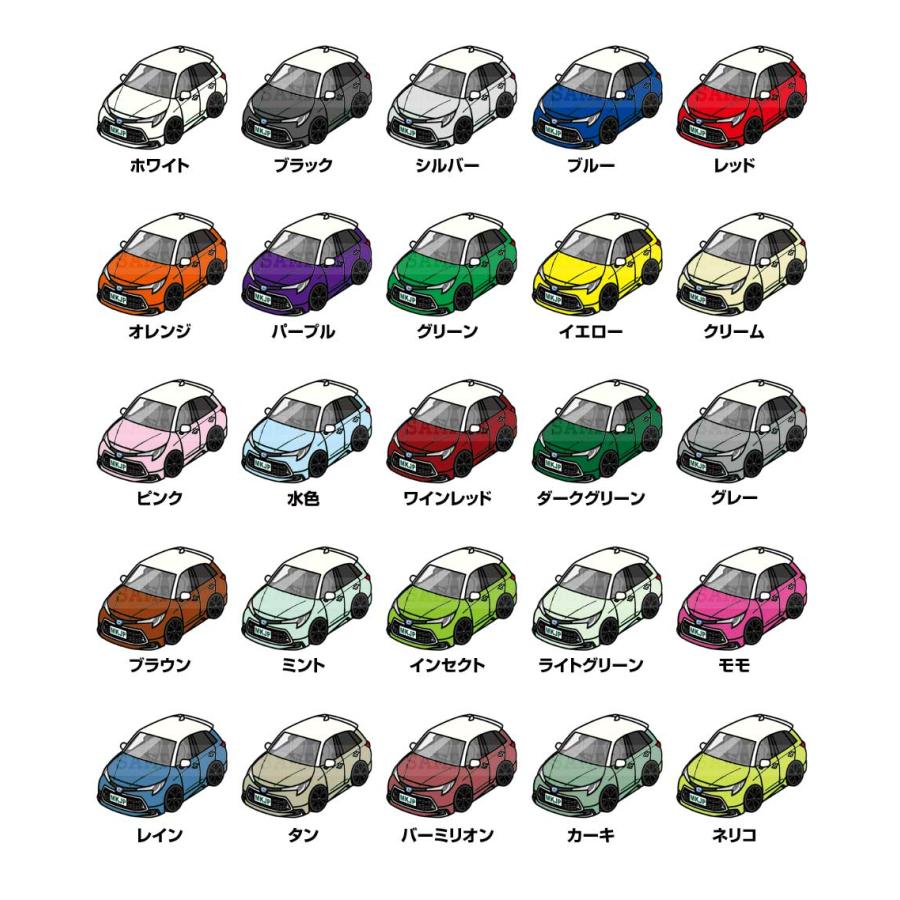 MKJP イラストA5 フレーム付き トヨタ カローラ ツーリング モデリスタ