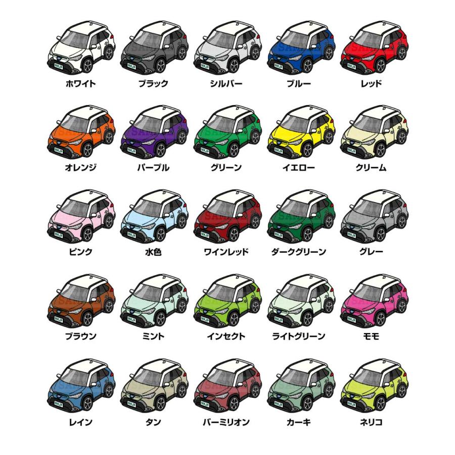 MKJP イラストA5 フレーム付き トヨタ カローラ クロス ZSG10／ZVG10