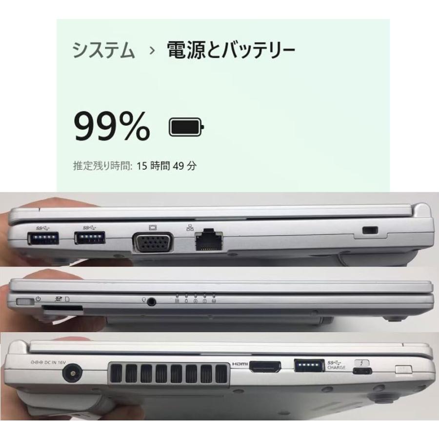 Let's note レッツノート CF-SV8 i5-8365U/メモリ8GB/SSD:256GB/12.1