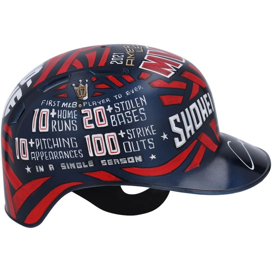 MLB 大谷翔平 エンゼルス 直筆サイン ミニヘルメット 世界7個限定