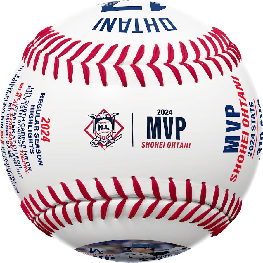 MLB 大谷翔平 ドジャース ボール 2024 ナ・リーグMVP受賞記念 公式球