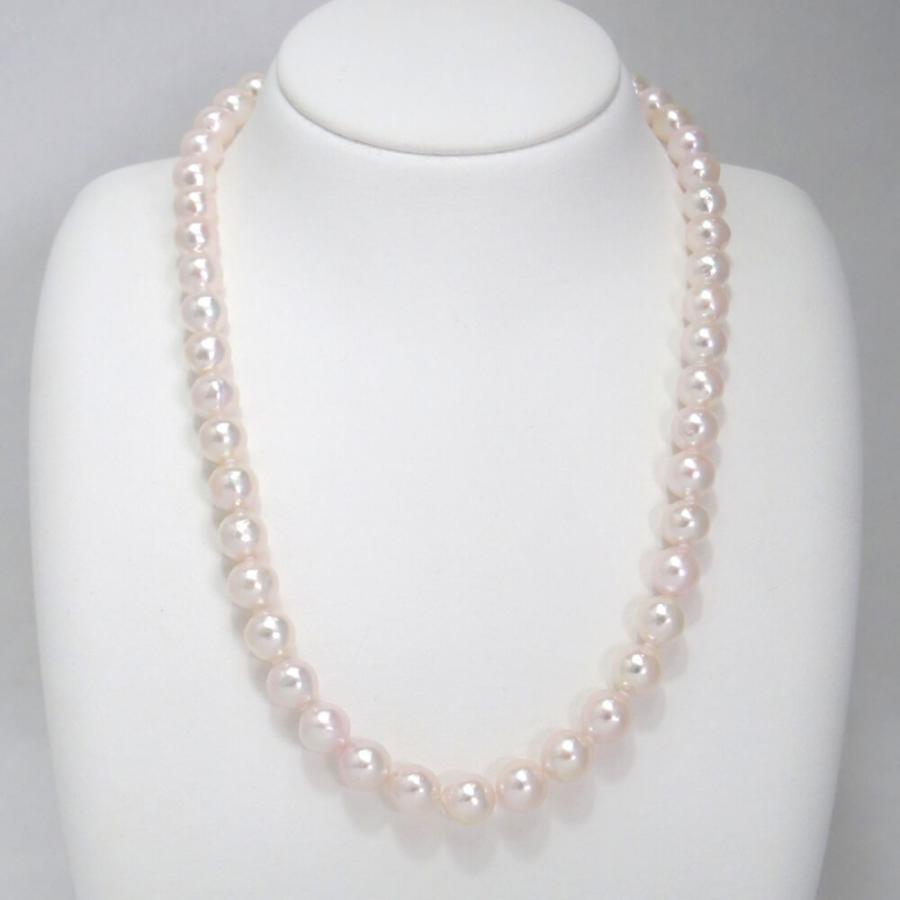 アコヤ 真珠 セミラウンド ネックレス : 三重県真珠加工販売協同組合