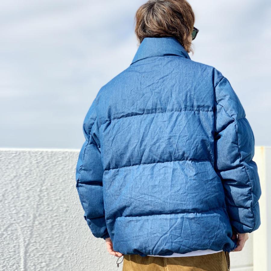 FIRST DOWN（ファーストダウン） デニムダウンジャケット DENIM BUBBLE