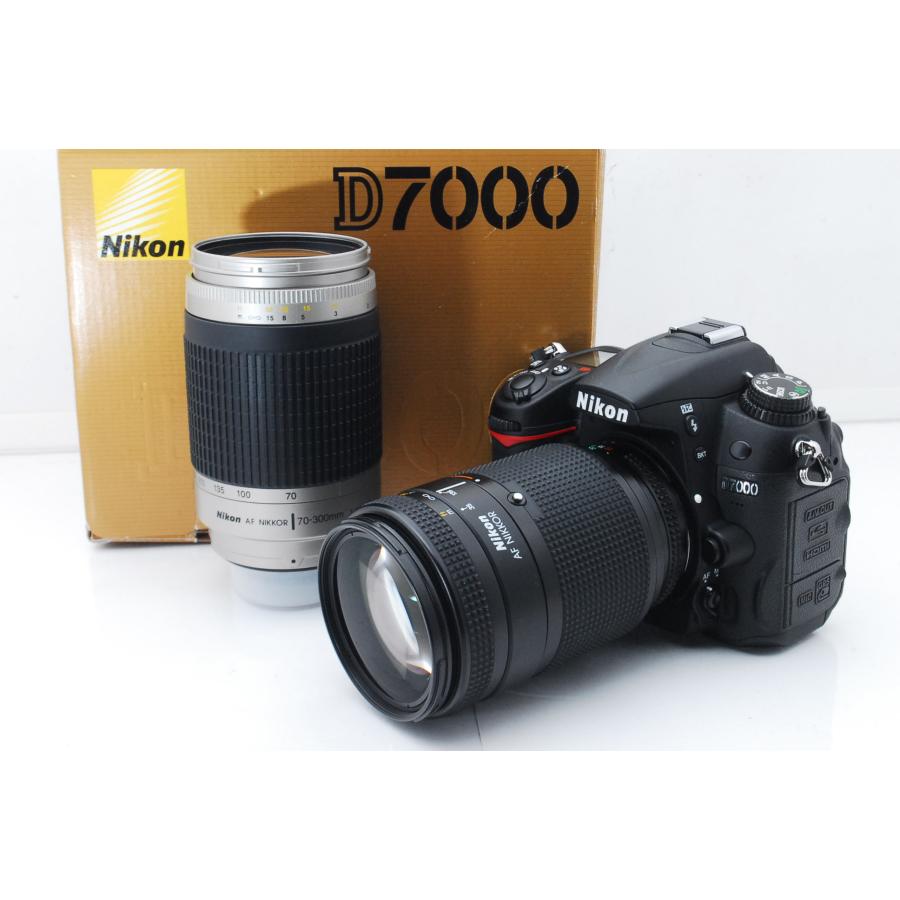 D7000 Nikon ニコン ダブルズームキット 32GBSDカード付き iPhone転送