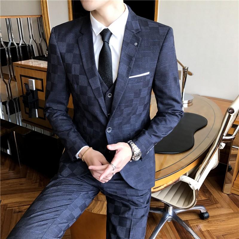 ビジネススーツ メンズ スリーピーススーツ3ピーススーツ 3点スーツ