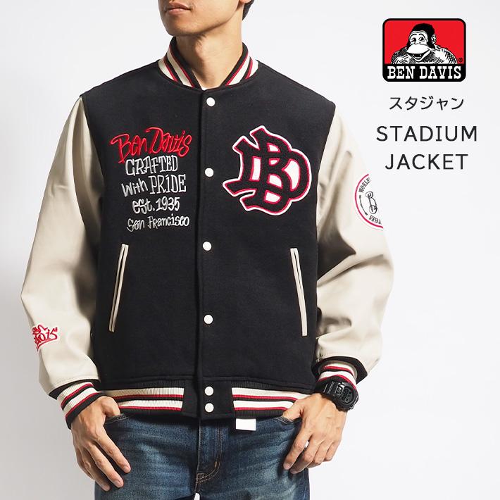 Ben Davis スタジャン M バーガンディ Ben Davis スタジャン