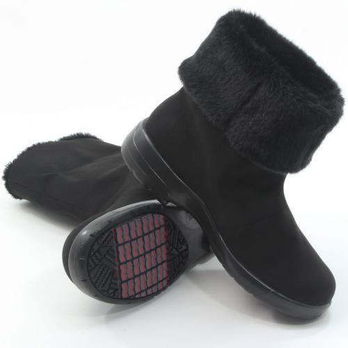 TOP DRY アサヒ トップドライ TDY3911 ブラック レディース スエード調