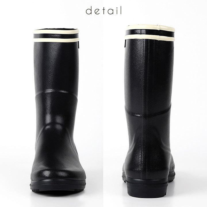 AIGLE（エーグル） ブーツ レディース 防水 雪 ラバーブーツ ロング