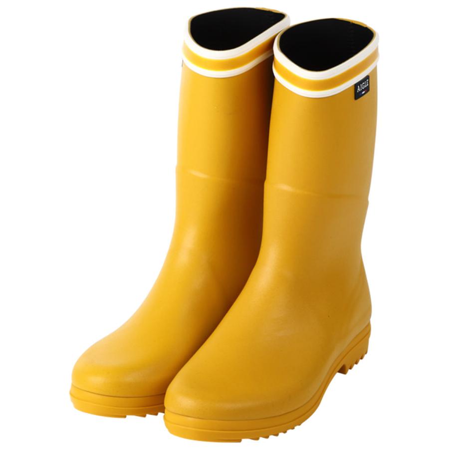 AIGLE（エーグル） ブーツ レディース 防水 雪 ラバーブーツ ロング