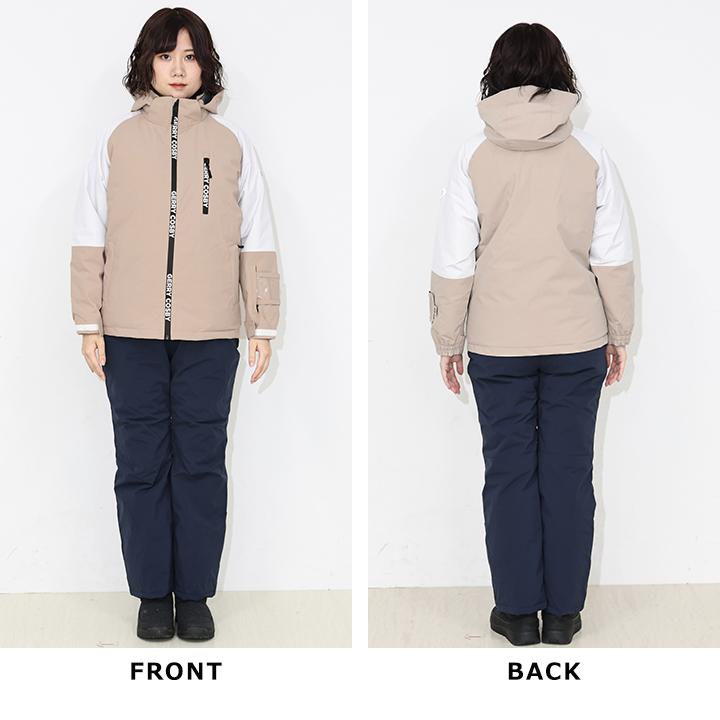 スキーウェア レディース コスビー S M L LL ベージュ ラベンダー