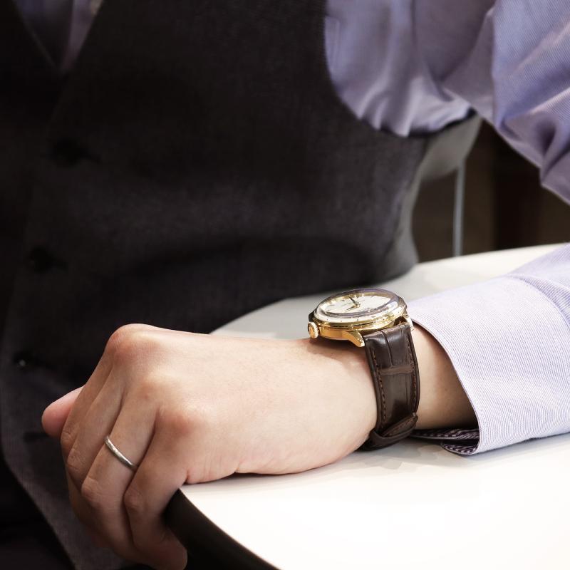 BAMBI（バンビ） クロコダイル 腕時計ベルト ツヤなし 16mm 17mm 18mm