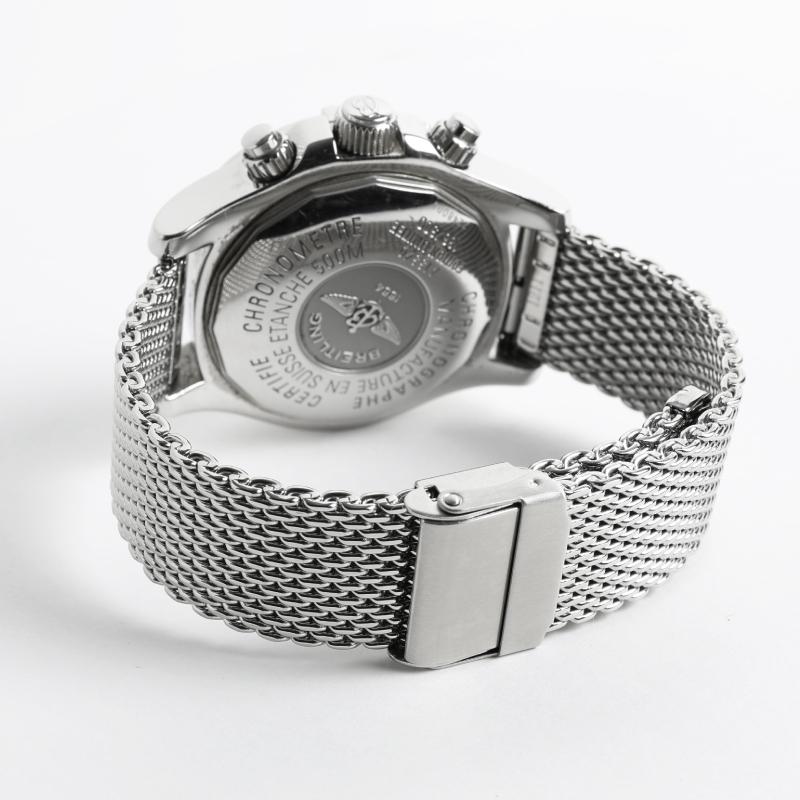 BAMBI（バンビ） 厚型 メッシュ スライド式 ステンレス 時計ベルト