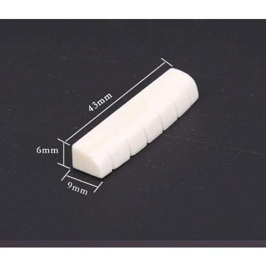 ギター用ナットサドルセット 牛骨製 アコースティックギター アコギ用