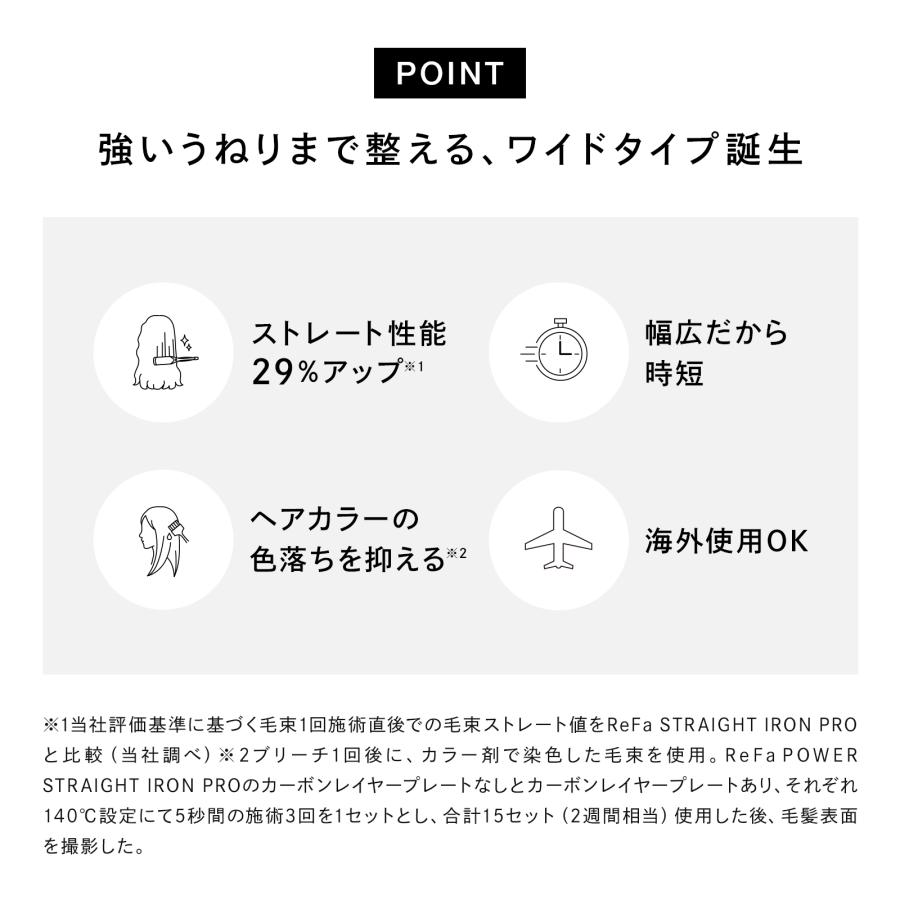 ReFa（リファ） リファパワーストレートアイロン プロ & 延長保証書