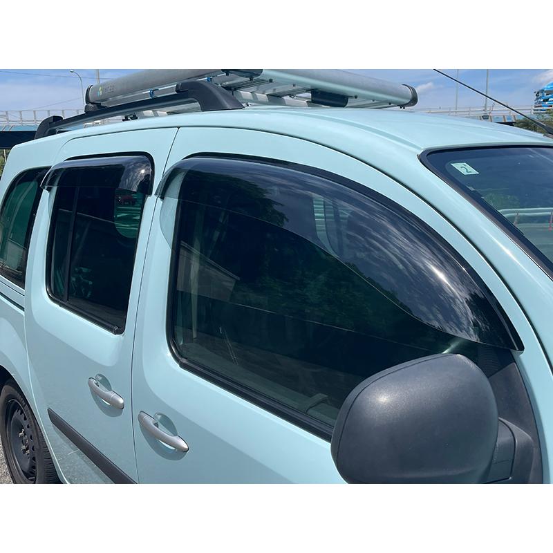 ルノー カングー 2 デカングー ドアバイザー ビッグ ワイド 前後セット