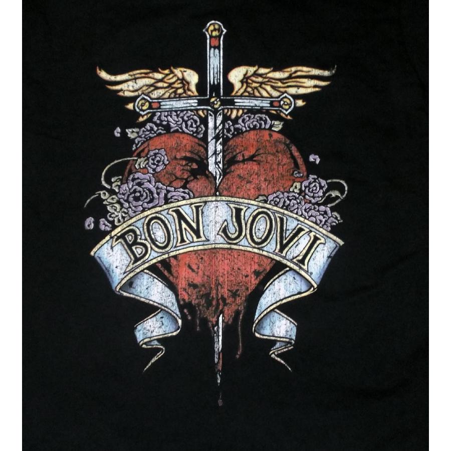 ボン ジョヴィ Tシャツ BON JOVI HEART 正規品 : マンブルズ バンドT