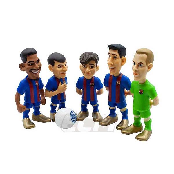 国内未発売】MINIX コレクターズフィギュア FCバルセロナ 5体セット