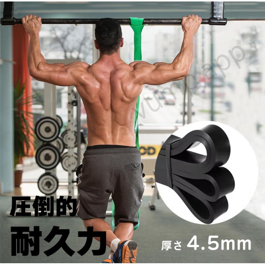 トレーニングチューブ 強度別 5本セット ハード ゴムバンド チンニング