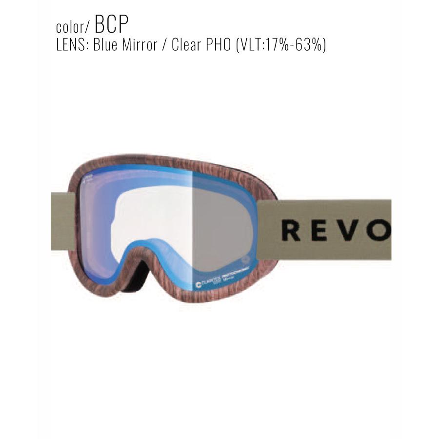 爆買 REVOLT リボルト スノーボード ゴーグル ユニセックス 調光 平面
