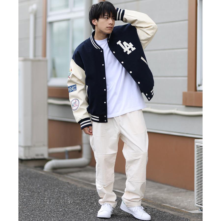 NEW ERA（ニューエラ） アウター スタジャン メンズ MLB パッチ ヴァー