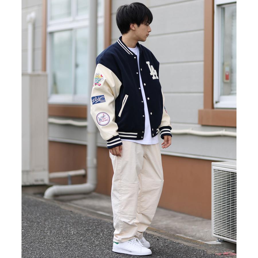 NEW ERA（ニューエラ） アウター スタジャン メンズ MLB パッチ ヴァー