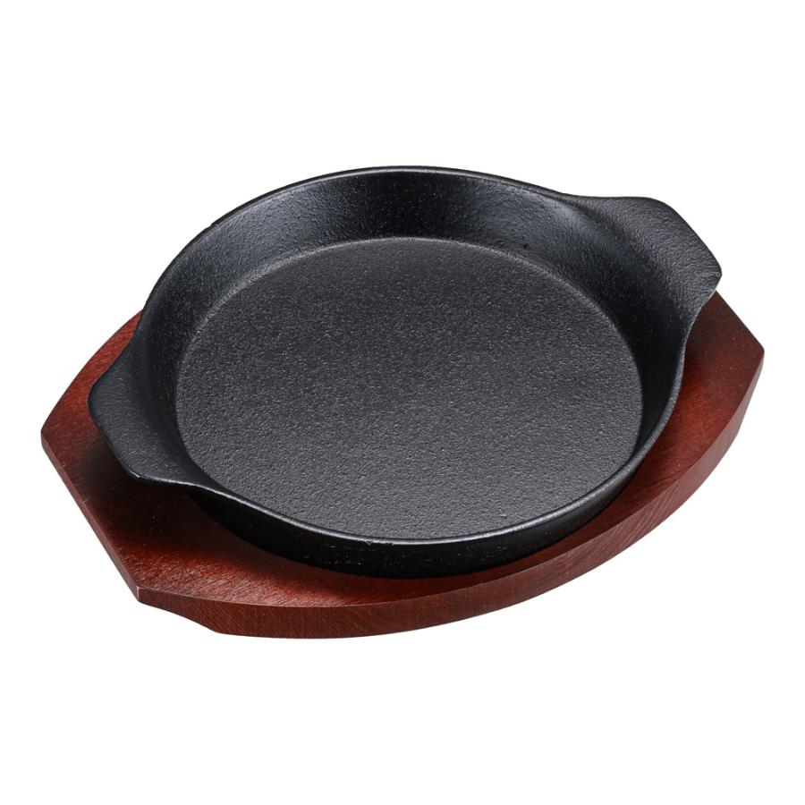 CHUBU 中部コーポレーション トキワ 鉄鋳物製 ステーキ皿 306 深型丸