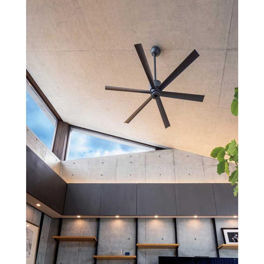 ODELIC（オーデリック） WF249P1 シーリングファン(チャコールグレー色