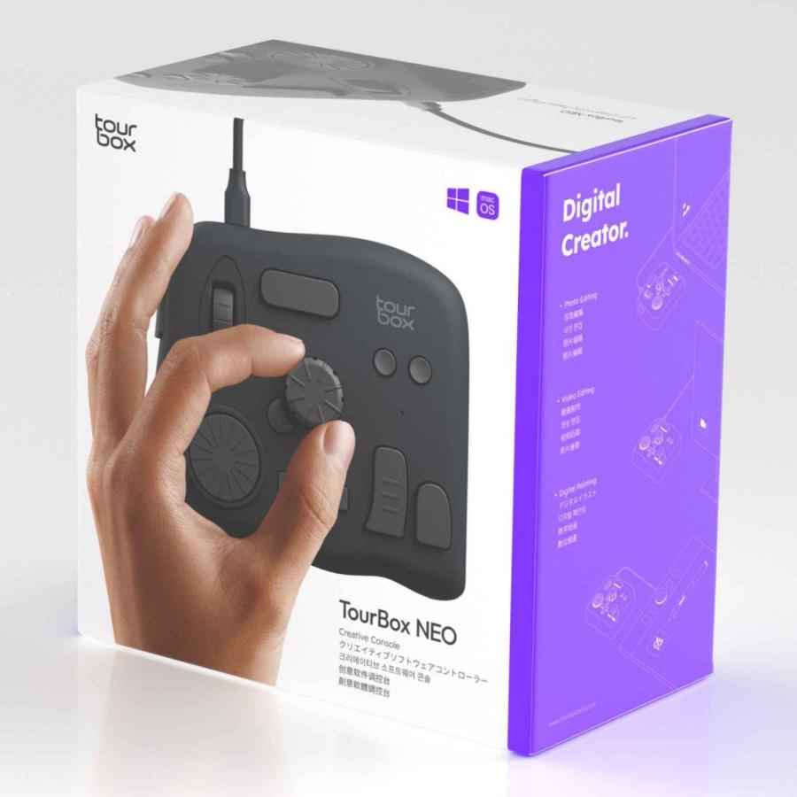 TourBox Japan 左手用デバイス 新世代ソフトウエアコントローラー Neo