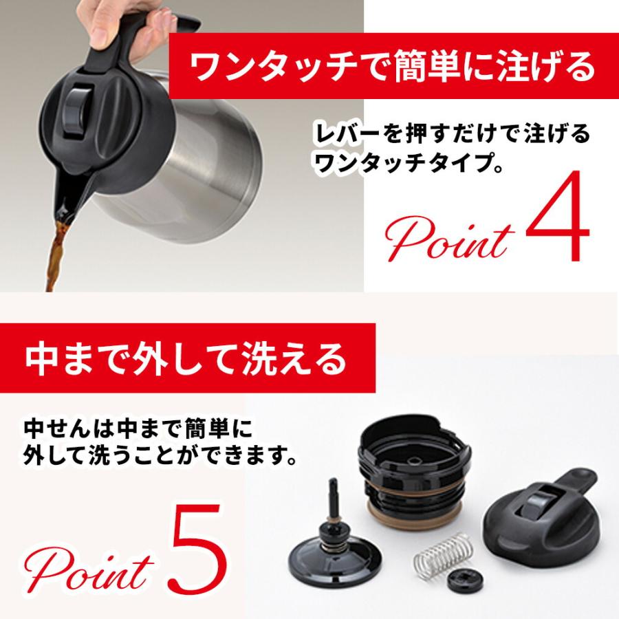 THERMOS（サーモス） 真空断熱ポット コーヒーメーカー ECK-1000 1.0L