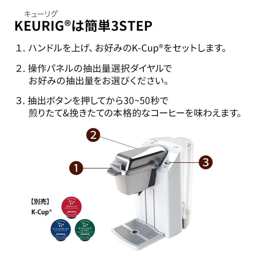 KEURIG キューリグ カプセルコーヒーマシン BS300 K-Cup専用 抽出機